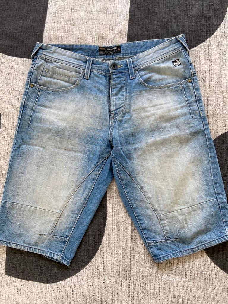 Mooie jeans short / korte spijkerbroek / denim short maat 33, Kleding | Heren, Spijkerbroeken en Jeans, Blauw, Angelo Litrico