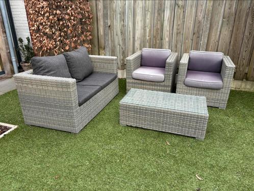 Goede degelijke loungeset/tuinset van Royal Seasons, Tuin en Terras, Tuinsets en Loungesets, Gebruikt, Loungeset, Wicker, 4 zitplaatsen