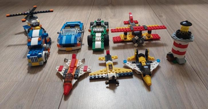 8 sets LEGO Creator, Kinderen en Baby's, Speelgoed | Duplo en Lego, Gebruikt, Lego, Complete set, Ophalen of Verzenden