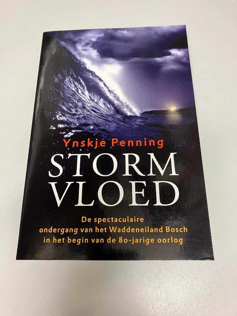 Stormvloed ondergang vh waddeneiland Bosch 80jarige oorlog, Ophalen of Verzenden, Voor 1940, Gelezen, Algemeen