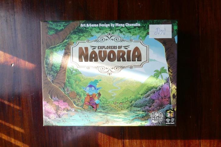 Explorers of Navoria Bordspel, Hobby en Vrije tijd, Gezelschapsspellen | Bordspellen, Zo goed als nieuw, Een of twee spelers, Drie of vier spelers