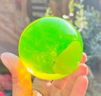 Uranium / vaseline glas Paperweight, papier press, Ophalen of Verzenden