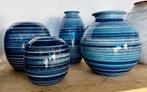 2 sets rainbow J Stroes P Knepper Mobach 15-27,5 cm 80s, -, Blauw, -, Aardewerk of Porselein