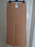 POM AMSTERDAN tweedachtige broek:mt 42(NIEUW), Maat 42/44 (L), Nieuw, Oranje, Ophalen of Verzenden