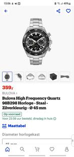 Bulova High Frequency Watch, Sieraden, Tassen en Uiterlijk, Horloges | Heren, Overige merken, Staal, Staal, Polshorloge