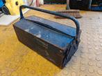 Blauwe gereedschapskist - Vintage, Ophalen of Verzenden, Gebruikt