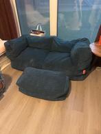 Loungepug bank incl. poef!, Ophalen of Verzenden, Nieuw, Blauw, Overige typen