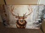 Canvas kerst / hert xl €15,- afhaal, Ophalen, Zo goed als nieuw