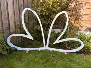 TE HUUR: Eyecatcher! LED Hart 1m Bruiloft / Event / Feest beschikbaar voor biedingen