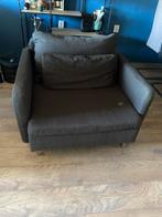 Antraciet fauteuil met comfortabele zit, Ophalen, Gebruikt, 75 tot 100 cm, 100 tot 125 cm