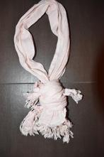 Zalmroze sjaal van CKS, Kleding | Dames, Maat 46/48 (XL) of groter, Ophalen of Verzenden, Zo goed als nieuw, Sjaal