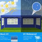 Luxe Vouwtent. Vouwpaviljoen. Partytent 3x6m Marine Blauw., Tuin en Terras, Partytenten, Ophalen of Verzenden, Nieuw, Partytent