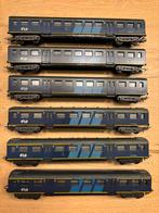Lima 6x Personenwagons - NS Blauw, Gebruikt, Gelijkstroom, Wagon, Ophalen of Verzenden