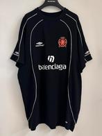 Balenciaga Paris Soccer Jersey T-Shirt Zwart Maat 2, Maat 48/50 (M), Zwart, Ophalen of Verzenden, Gedragen