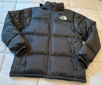 The North Face 700 Nuptse jas zwart US L + capuchon beschikbaar voor biedingen