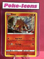 2021 020/163 Entei (Holo), Hobby en Vrije tijd, Verzamelkaartspellen | Pokémon, Foil, Losse kaart, Zo goed als nieuw, Verzenden