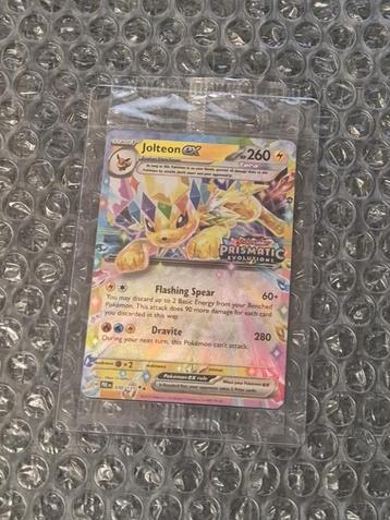 Sealed Jolteon ex 030/131 Prismatic Evolutions Stamped Promo beschikbaar voor biedingen