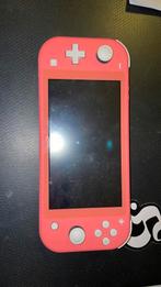Nintendo switch lite met oplader, Spelcomputers en Games, Spelcomputers | Nintendo Switch Lite, Ophalen of Verzenden, Roze of Coral