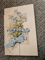 Oude ansichtkaart - Bloemen Telegram, Verzamelen, Ophalen of Verzenden
