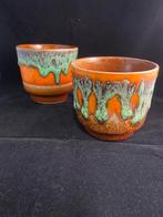 2 kommen/ potten FOHR Keramik. Fat Lava stijl, Ophalen of Verzenden