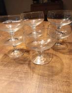7 dessert glaasjes, garnalen coupes 0,50 p/st, Ophalen, Glas, Overige stijlen, Glas of Glazen