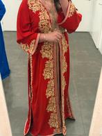 Rode Takchita + sieraden, Kleding | Dames, Gelegenheidskleding, Maat 38/40 (M), Overige typen, Ophalen of Verzenden, Zo goed als nieuw