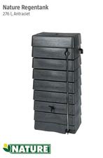 Gloednieuwe REGENTON, 276 liter, donkergrijs, Ophalen, Kunststof, Met kraantje, 150 liter of meer