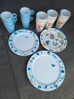 Mepal Rösti Melamine servies Janneke Brinkman borden bekers, Ophalen of Verzenden, Zo goed als nieuw