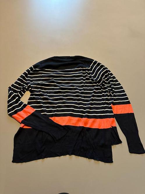 Donkerblauw/Wit Gestreepte Trui – Zara, maat S, Kleding | Dames, Truien en Vesten, Gedragen, Maat 36 (S), Blauw, Verzenden