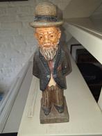 Abraham Beeldje - Man met Hoed, Antiek en Kunst, Kunst | Beelden en Houtsnijwerken, Verzenden