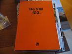 Folder Volkswagen 412, VW 412 Variant 1974, Gelezen, Volkswagen, Ophalen of Verzenden, Volkswagen