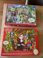 Falcon 1000 stukjes puzzel. Twee kerstpuzzels. Kerst puzzel, Ophalen of Verzenden, 500 t/m 1500 stukjes, Zo goed als nieuw, Legpuzzel