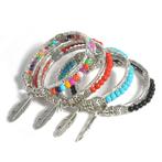 Boho armband (gypsy hippie zilveren dames vintage kralen), Sieraden, Tassen en Uiterlijk, Armbanden, Verzenden, Nieuw
