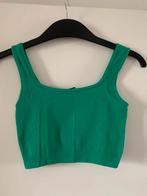 Te koop groene Zara top maat XS-S, Kleding | Dames, Tops, Ophalen of Verzenden, Zo goed als nieuw, Zonder mouw, Maat 34 (XS) of kleiner