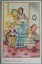 Dickens stijl 24 - kerstliederen zingen - kerst jaren 50, Ophalen of Verzenden, 1940 tot 1960, Gelopen, Feest(dag)