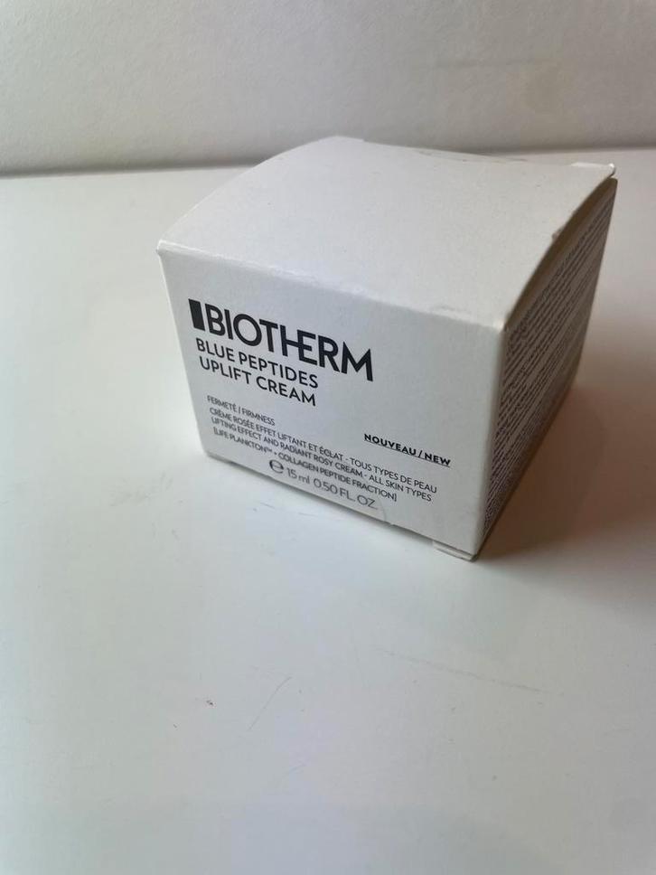 Biotherm Blue Peptides Uplift Cream 15ml Nieuw!!, Sieraden, Tassen en Uiterlijk, Uiterlijk | Gezichtsverzorging, Nieuw, Verzorging