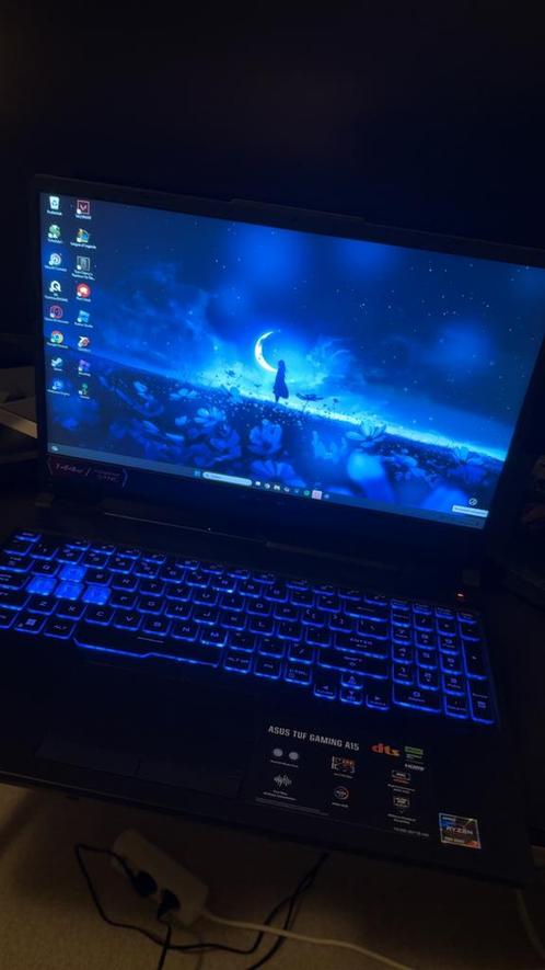 ASUS TUF GAMING A15, Computers en Software, Windows Laptops, Zo goed als nieuw, 15 inch, SSD, 4 Ghz of meer, 16 GB, Qwerty, Met videokaart