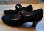 Ara (Jenny) Zwarte suede schoenen - Maat 8G, Zwart, Ophalen of Verzenden, Schoenen met hoge hakken, Onbekend