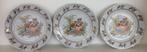 Wandbord 3 stuks doorsnee 17,5 cm Walbrzych / Made in Poland, Antiek en Kunst, Ophalen of Verzenden