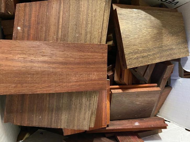 padoek reststukken voor houtbewerking, Doe-het-zelf en Verbouw, Hout en Planken, Nieuw, Plank, Overige houtsoorten, Minder dan 200 cm