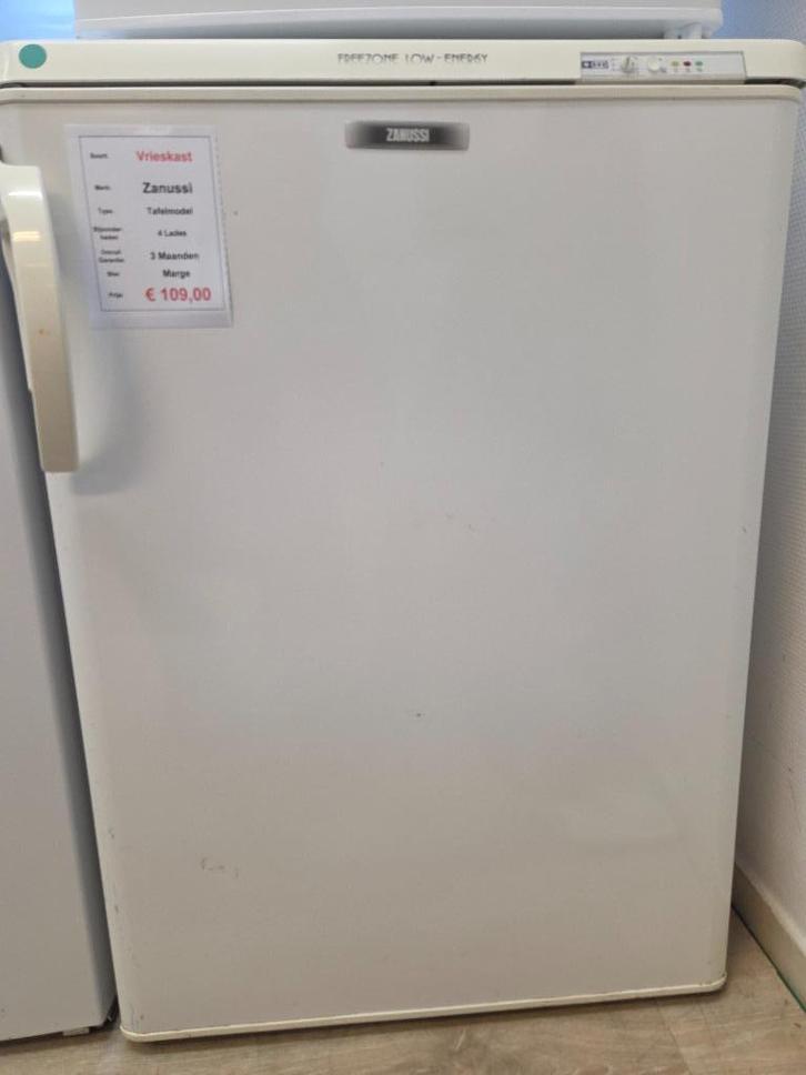 vrieskast - Zanussi - tafelmodel - 4 lades, Witgoed en Apparatuur, Vriezers en Diepvrieskisten, Gebruikt, Vrijstaand, Vrieskast