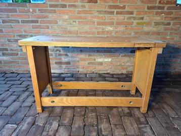 Decoratieve, vintage houten kinderwerkbank/ werktafel! beschikbaar voor biedingen