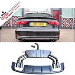 S3 Diffuser + S3 Uitlaat Audi A3 8V 2013-2016 S-LINE SEDAN, Ophalen of Verzenden