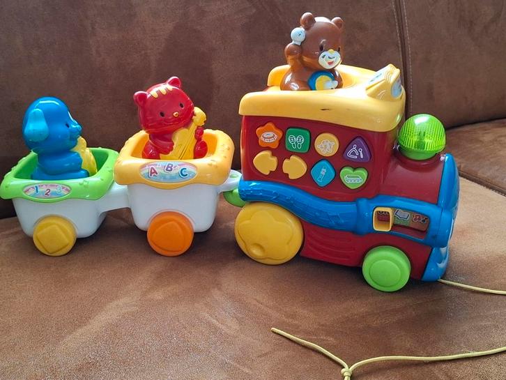 V tech Tjoek Tjoek leertrein, Kinderen en Baby's, Speelgoed | Vtech, Zo goed als nieuw, 6 maanden tot 2 jaar, Ophalen of Verzenden