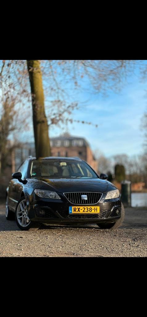 Seat Exeo 2.0 TSI 155KW ST 2010 Zwart (NIEUWE APK), Auto's, Seat, Particulier, Exeo, ABS, Airbags, Airconditioning, Centrale vergrendeling