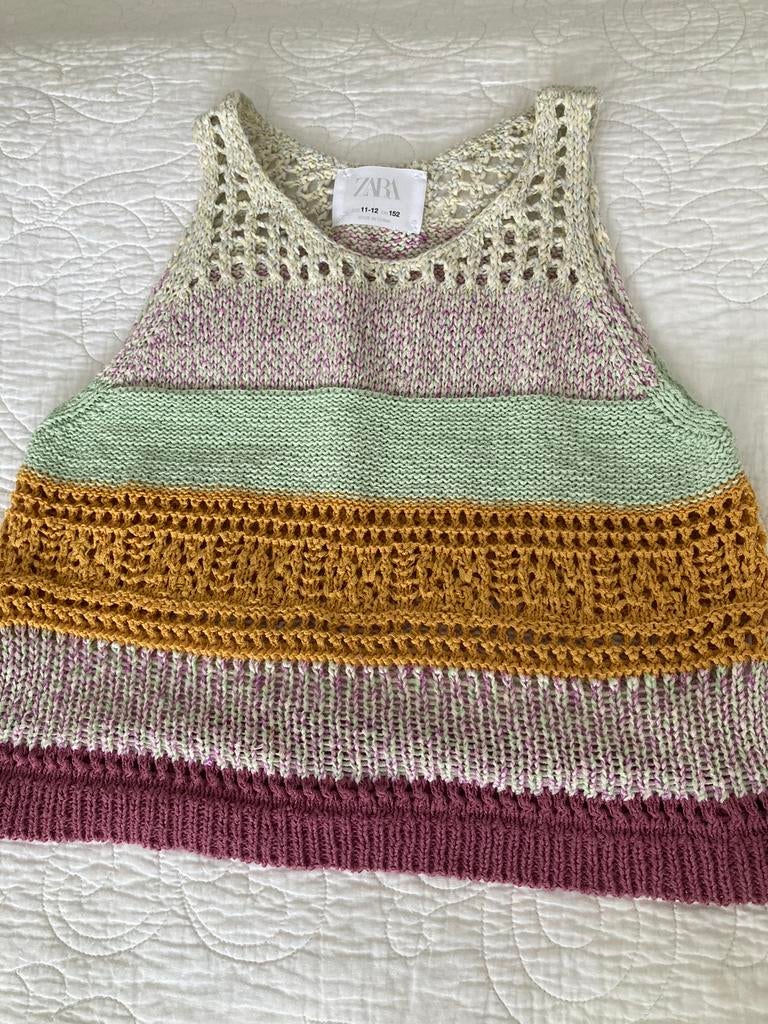 Zara boho top maat 152 gebreid ‘spencer’, Meisje, Ophalen of Verzenden, Zo goed als nieuw, Zara