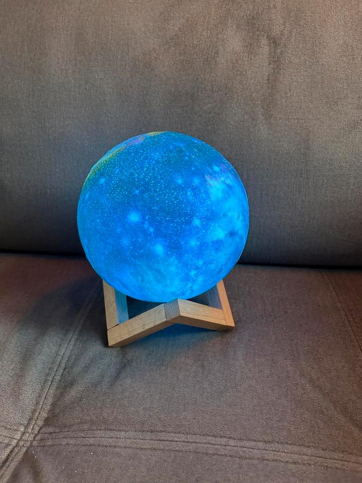 Galaxy Lamp - HEMA, Huis en Inrichting, Lampen | Vloerlampen, Zo goed als nieuw, Minder dan 100 cm, Kunststof, Ophalen of Verzenden