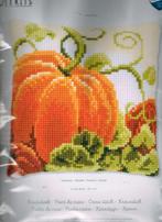 Cado vervaco borduurpakket  kussen pompoenen, Ophalen of Verzenden, Nieuw, Handborduren, Borduurpakket