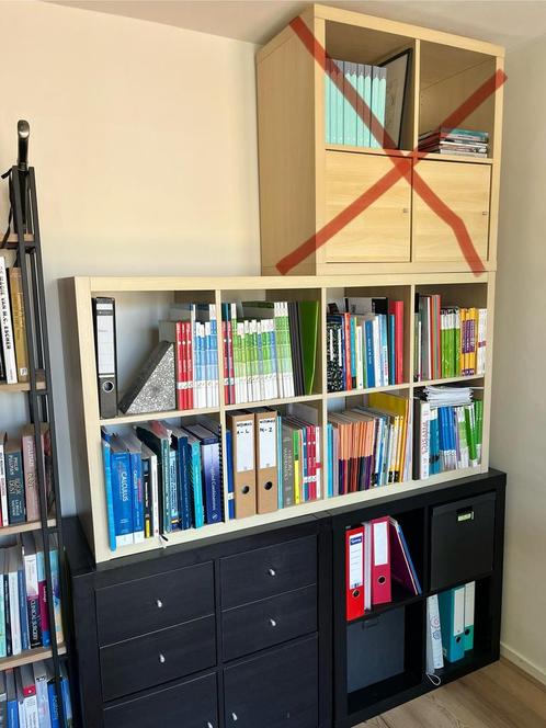IKEA expedit (oude kallax) 2x2 vakkenkast, Huis en Inrichting, Kasten | Boekenkasten, Gebruikt, 50 tot 100 cm, Minder dan 100 cm