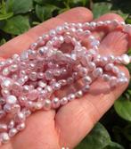 Vintage Roze Parel Ketting Barok, Ophalen of Verzenden, Gebruikt, Roze, Overige materialen